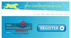 Desktop Screenshot of hillsathletics.com